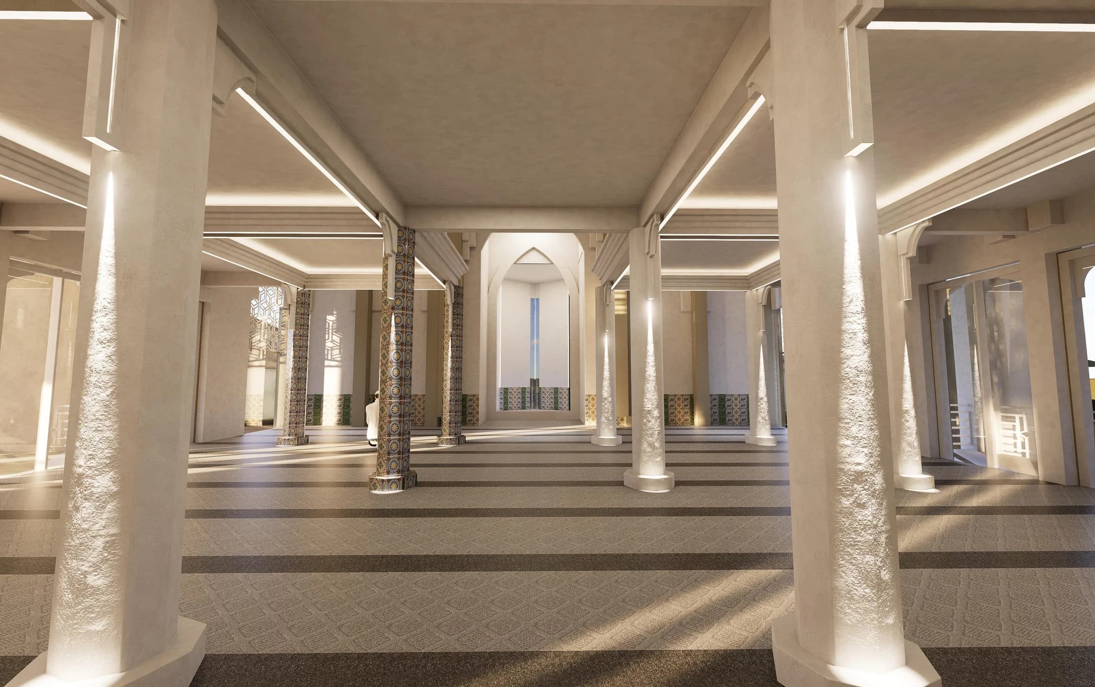 Cadangan ruang solat utama Masjid Al-Junid