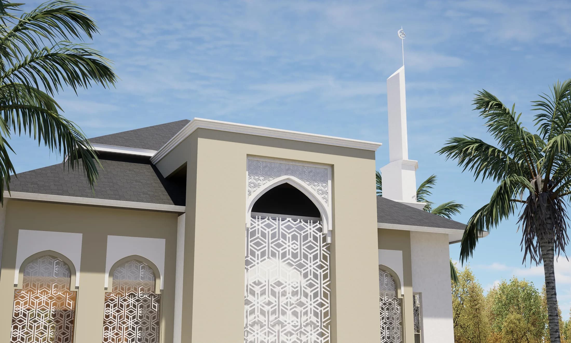 Cadangan reka bentuk baharu Masjid Al-Junid Kampung Chin Chin